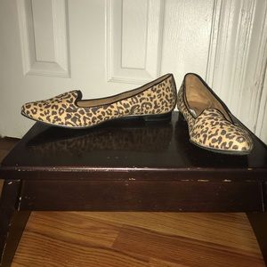 Leopard loafers